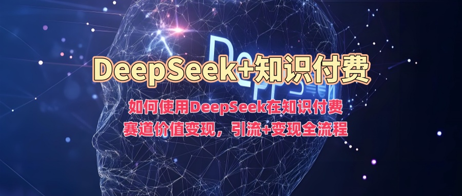 如何使用DeepSeek在知识付费赛道价值变现，引流+变现全流程-云源网创