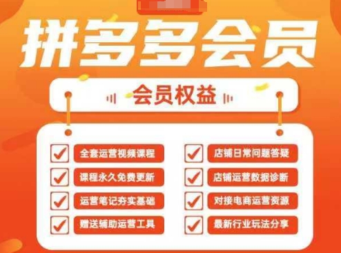 2025拼多多运营实战课，40节全流程教学，覆盖拼多多运营全链路-云源网创